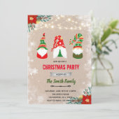 クリスマス小人の招待状 招待状 (スタンド正面)