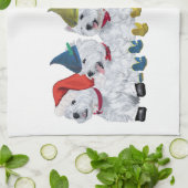 クリスマス小人 キッチンタオル (折り畳み)