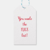 クリスマス小人 ギフトタグ (裏面)