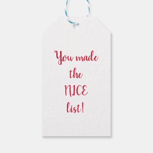 クリスマス小人 ギフトタグ (裏面)