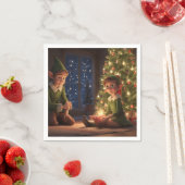 クリスマス小人 スタンダードカクテルナプキン (インサイチュ)