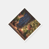 クリスマス小人 スタンダードカクテルナプキン (角)