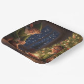 クリスマス小人 ペーパープレート (傾斜あり)