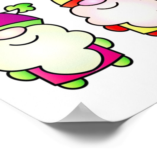 クリスマス小人 ポスター (角)