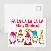 クリスマス小人 ポストカード (正面/裏面)