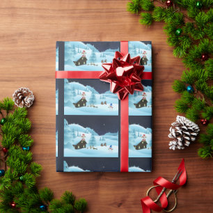 クリスマス小人 ラッピングペーパー