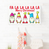 クリスマス小人 横断幕 (インサイチュ)