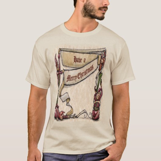 クリスマス小人 Tシャツ (正面)