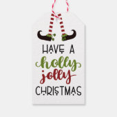 クリスマス小妖精や小人からすてきへ ギフトタグ (裏面)