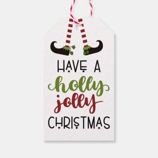 クリスマス小妖精や小人からすてきへ ギフトタグ (裏面)