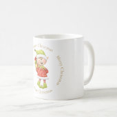 クリスマス小妖精や小人と現在 コーヒーマグカップ (正面右)