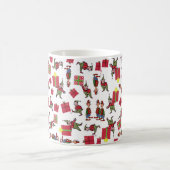 クリスマス小妖精や小人のマグカップ コーヒーマグカップ (中央)