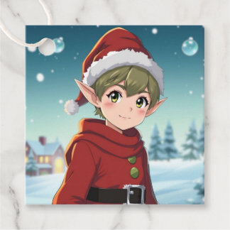 クリスマス小妖精や小人の終了と終了 フェイバータグ