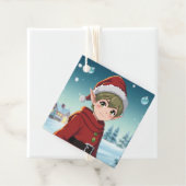 クリスマス小妖精や小人の終了と終了 フェイバータグ (インサイチュ)