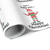 クリスマス小妖精や小人は私は救済あなた幸せなクリスマス小妖精や小人 ラッピングペーパー (ロールコーナー)