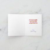 クリスマス小妖精や小人を楽しませなさい シーズンカード (内部)