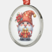 クリスマス小妖精や小人オーナメント メタルオーナメント (左)