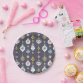 クリスマス小妖精や小人キツネトナカイ極熊の装飾 ペーパープレート (パーティー)