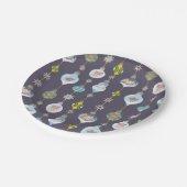 クリスマス小妖精や小人キツネトナカイ極熊の装飾 ペーパープレート (アングル)