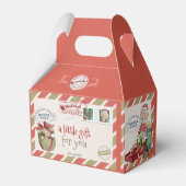 クリスマス小妖精や小人ギフトスイーツお願いボックス フェイバーボックス (正面サイド)