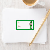 クリスマス小妖精や小人ギフトラベルラベル ラベル (インサイチュ)