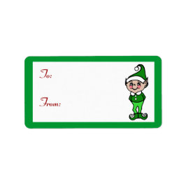 クリスマス小妖精や小人ギフトラベルラベル ラベル