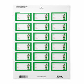 クリスマス小妖精や小人ギフトラベルラベル ラベル (フルシート)