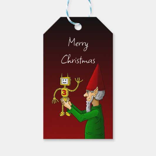 クリスマス小妖精や小人ギフトラベル ギフトタグ (正面)