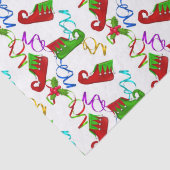 クリスマス小妖精や小人シューパターンティッシュペーパー 薄葉紙 (詳細)