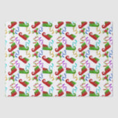 クリスマス小妖精や小人シューパターンティッシュペーパー 薄葉紙 (正面)