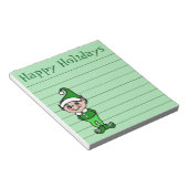 クリスマス小妖精や小人ショッピング食料品メモ帳ギフト ノートパッド (アングル)
