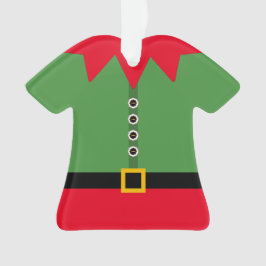 クリスマス小妖精や小人スーツのフィクパーソナライズされたリ オーナメント