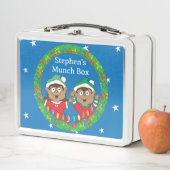 クリスマス小妖精や小人ダークヘア メタルランチボックス (インサイチュ)