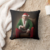クリスマス小妖精や小人ドナルド・トランプ クッション (ブランケット)