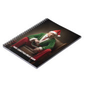 クリスマス小妖精や小人ドナルド・トランプ ノートブック (左側)