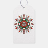 クリスマス小妖精や小人ハッピーホリデー ギフトタグ (裏面)