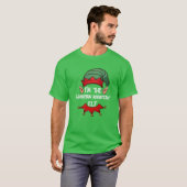 クリスマス小妖精や小人パジャマ私は医師アシスタントE Tシャツ (正面フル)