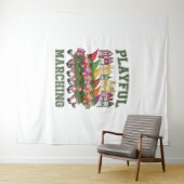 クリスマス小妖精や小人パレード タペストリー (インサイチュ(横))