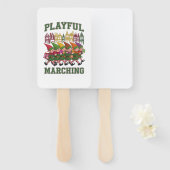 クリスマス小妖精や小人パレード ハンドファン (正面&裏面)