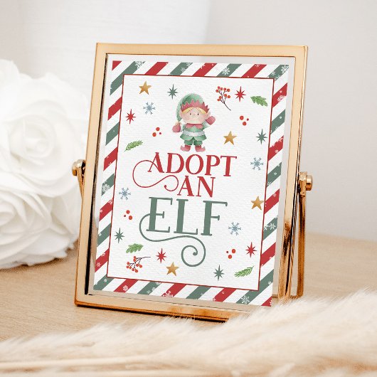 クリスマス小妖精や小人パーティーを採用する ポスター