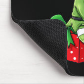 クリスマス小妖精や小人ビデオゲーマーコントローラボーイズ子供Xma マウスパッド (コーナー)