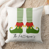 クリスマス小妖精や小人ファミリー名フェスティバルホリデーデコール クッション (ブランケット)