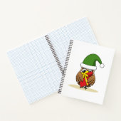 クリスマス小妖精や小人フクロウとプレゼント ノートブック (内部)