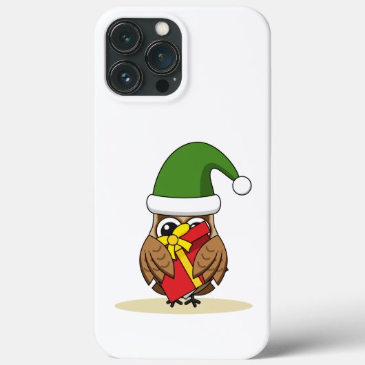 クリスマス小妖精や小人フクロウとプレゼント Case-Mate iPhoneケース (裏面)