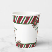 クリスマス小妖精や小人ホリデーパーティー 紙コップ (右)