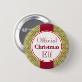 クリスマス小妖精や小人ボタン 缶バッジ (正面&裏面)