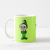 クリスマス小妖精や小人マグ コーヒーマグカップ (左)