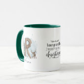 クリスマス小妖精や小人マグ マグカップ (正面左)