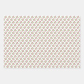 クリスマス小妖精や小人メリーリトルクリスマス ラッピングペーパーシート (正面2)