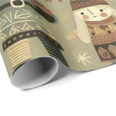 クリスマス小妖精や小人ラッピング紙 ラッピングペーパー (ロールコーナー)